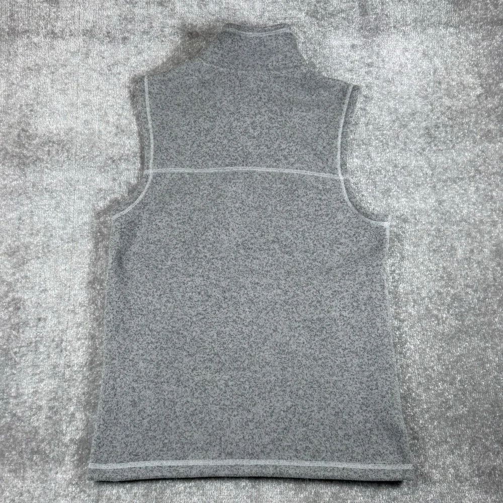 The North Face Vest Men's Small Gray Full Zip Gordon Lyons Fleece Sweater‎